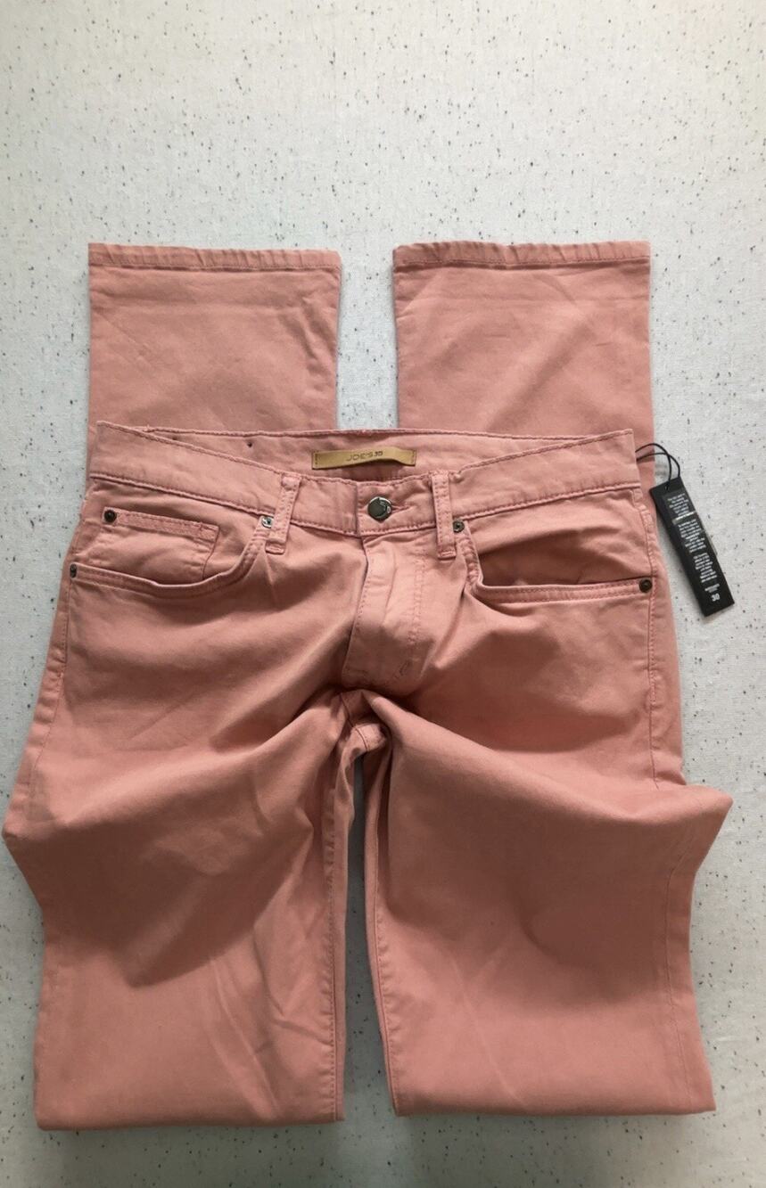 Joe's Jeans Kinetic Brixton Straight + Narrow Mauve Pink Pants #1233 Size 30